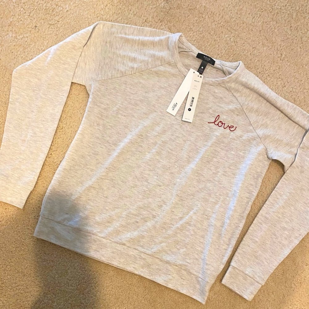 AQUA LOVE SWEATSHIRT